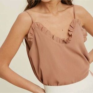 Wishlist Apparel Ruffle Tank